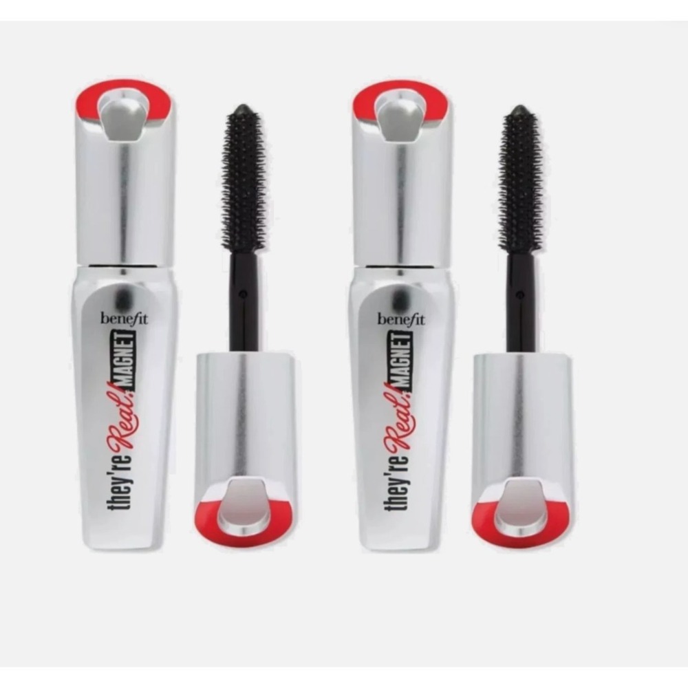 Benefit They're Real MAGNET Mascara Bundle of 3 4.5 g Black Travel Size NEW